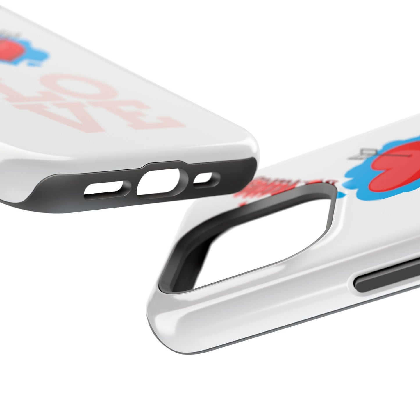 Phone Case — "Be Mine" Heart Love Magnetic Impact-Resistant Case