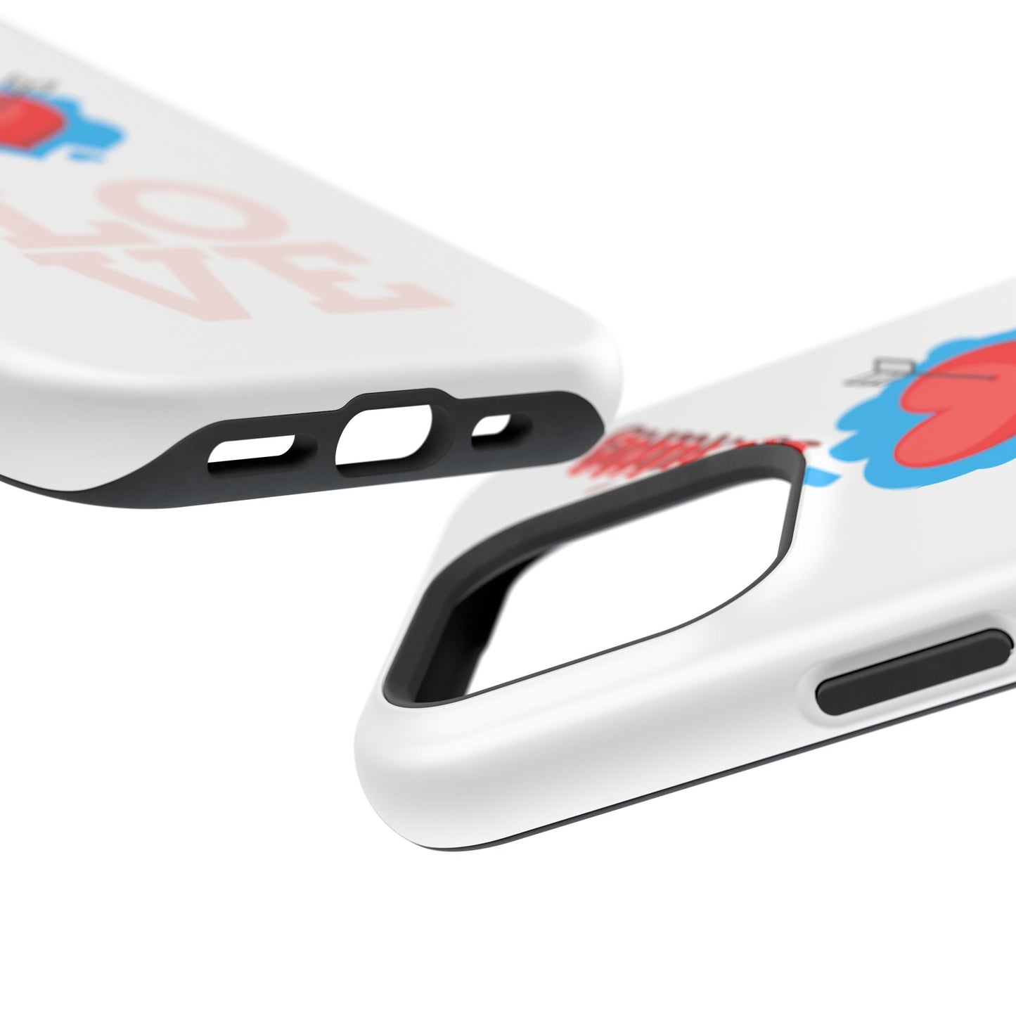 Phone Case — "Be Mine" Heart Love Magnetic Impact-Resistant Case