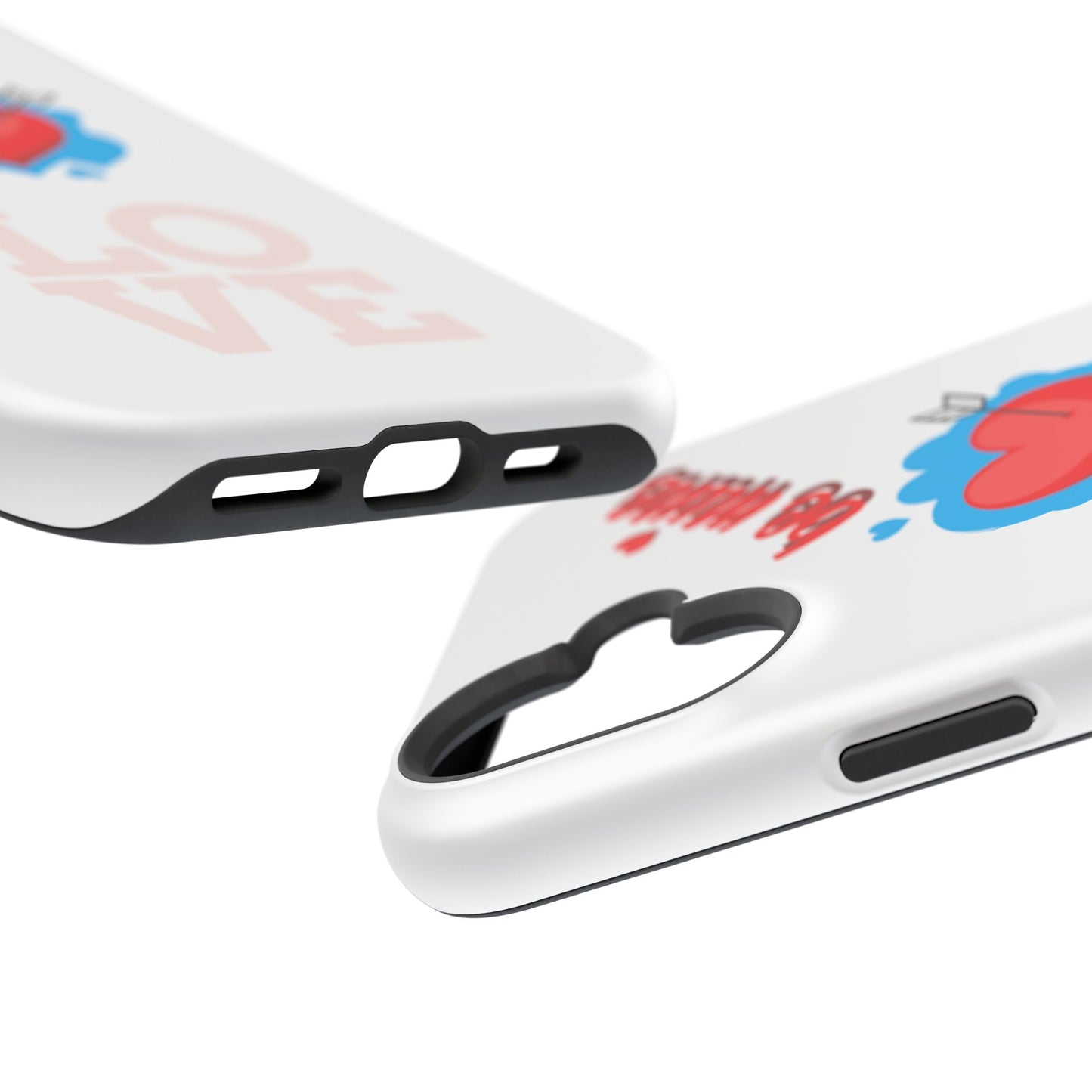 Phone Case — "Be Mine" Heart Love Magnetic Impact-Resistant Case