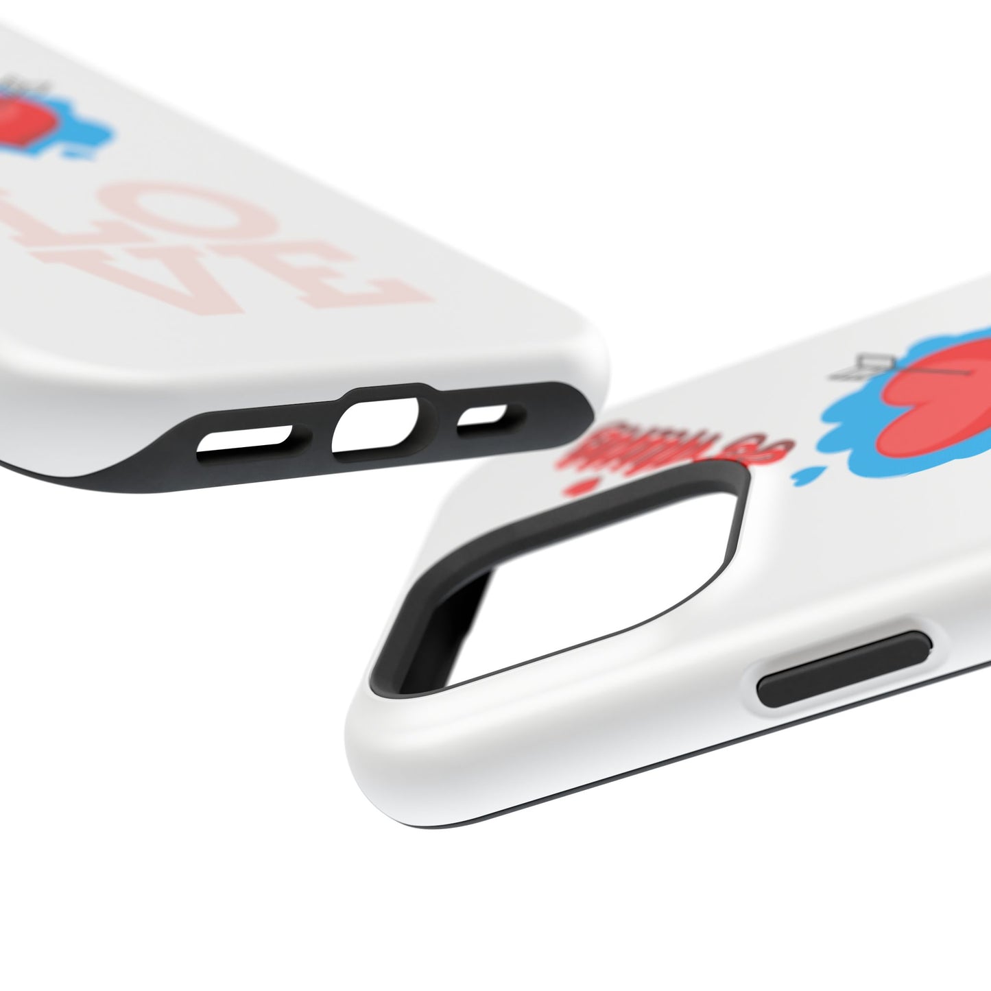 Phone Case — "Be Mine" Heart Love Magnetic Impact-Resistant Case