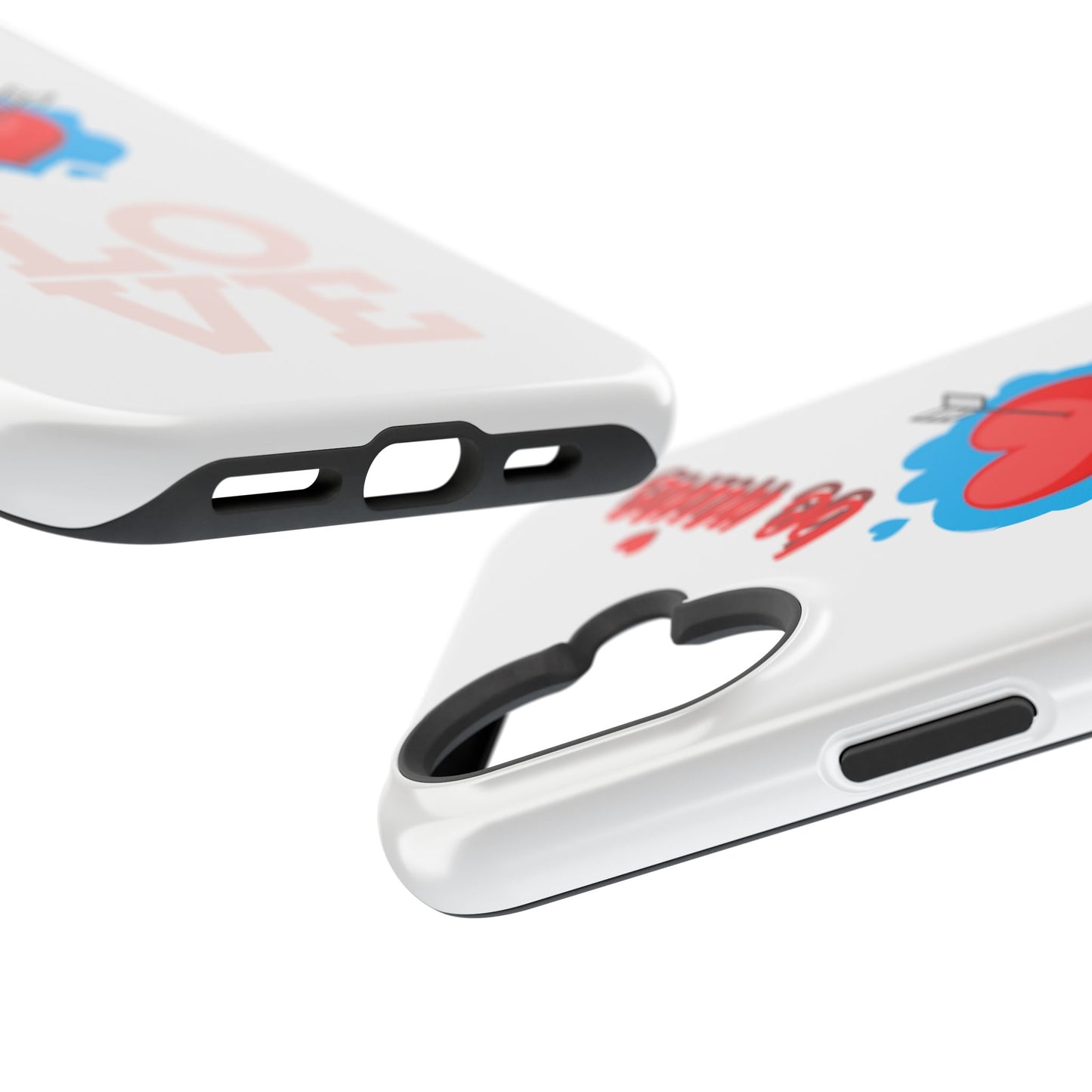 Phone Case — "Be Mine" Heart Love Magnetic Impact-Resistant Case