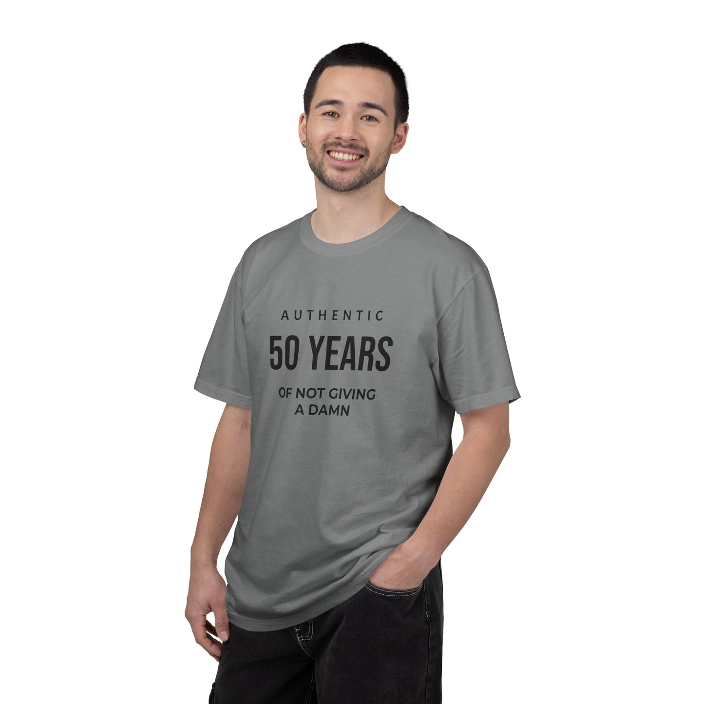 50 Years of Not Giving a Damn T-Shirt — Funny 50th Birthday Tee