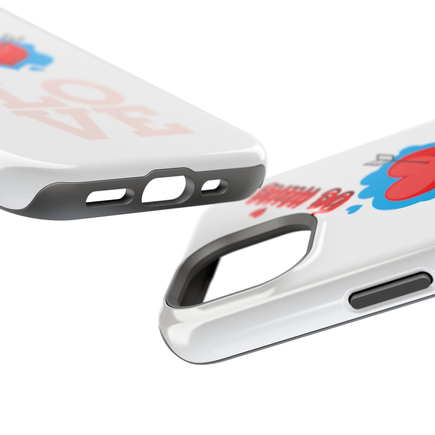 Phone Case — "Be Mine" Heart Love Magnetic Impact-Resistant Case