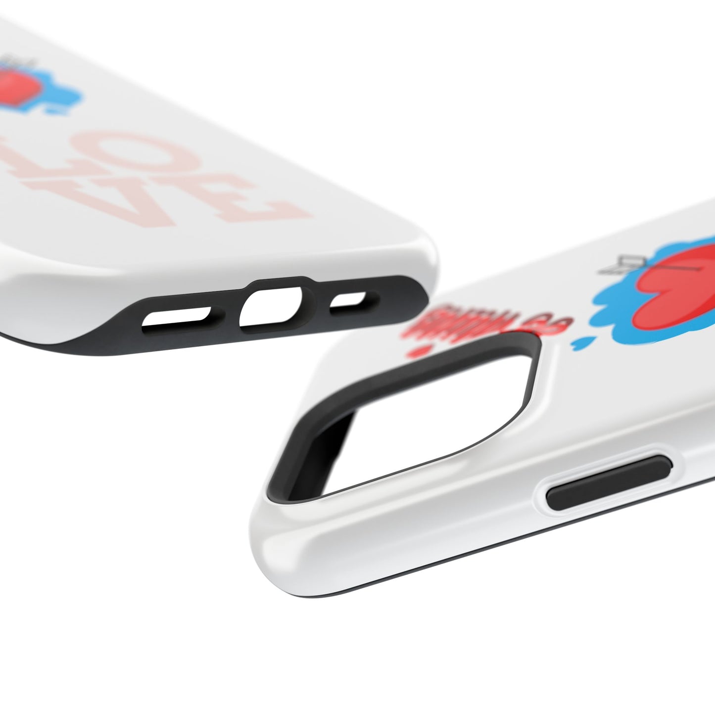 Phone Case — "Be Mine" Heart Love Magnetic Impact-Resistant Case