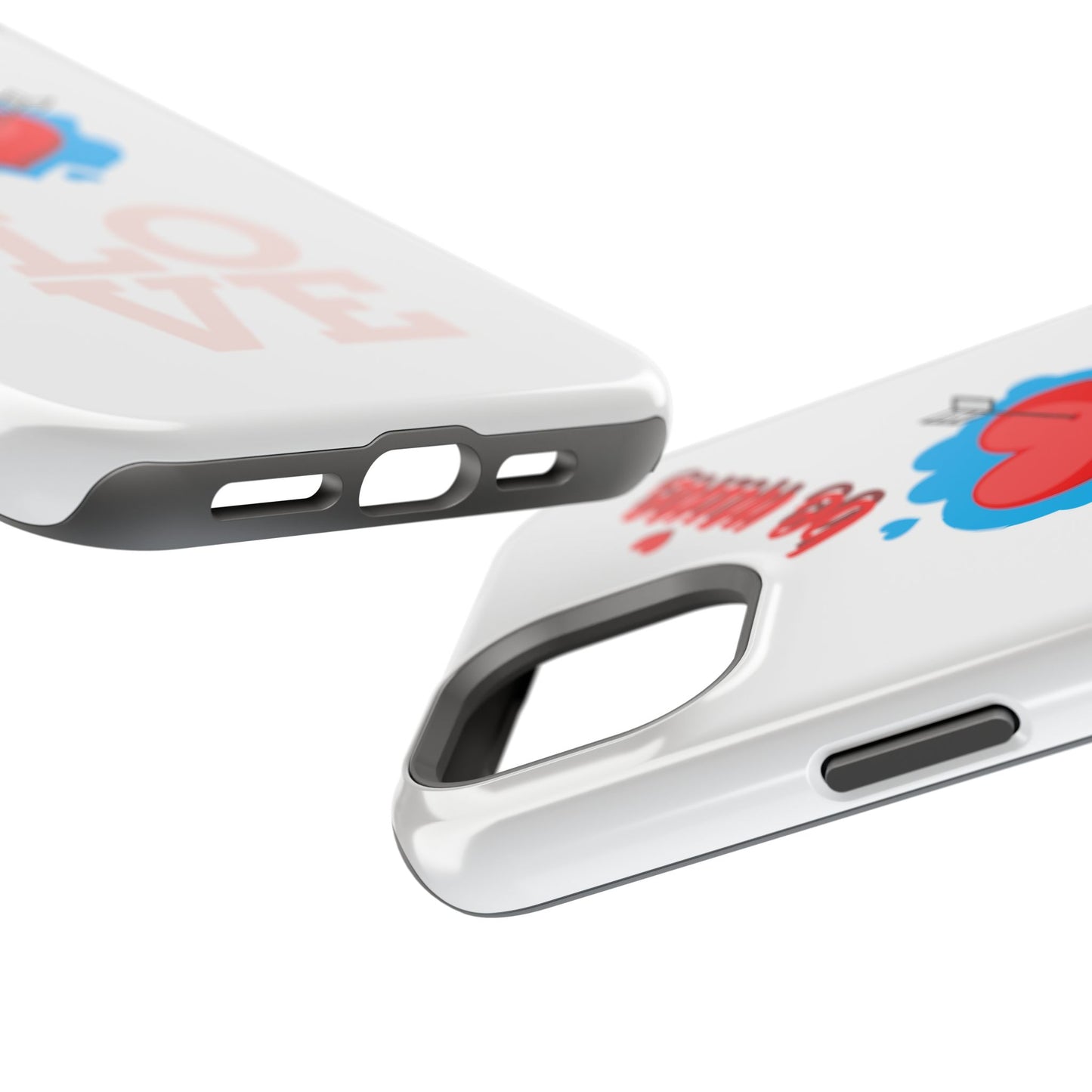Phone Case — "Be Mine" Heart Love Magnetic Impact-Resistant Case